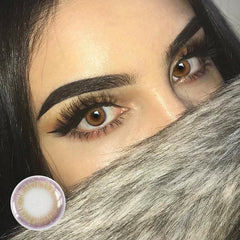 Adriene Pink Coloured Contact Lenses