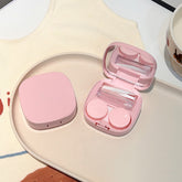 Like Fish Solid Color Portable Coloured Contact Lens Case