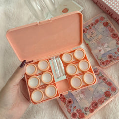 Romantic Rose Manor Coloured Contact Lens Case