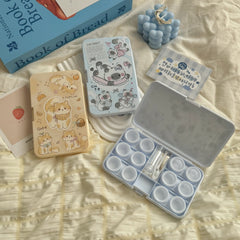 Fluffy Cat Tales Coloured Contact Lens Case