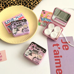 Cool Girl Coloured Contact Lens Case