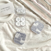 Candy-striped Fish Colored Contact Lens Case