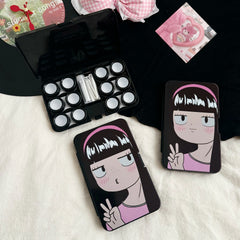 Sassy Girl Coloured Contact Lens Case