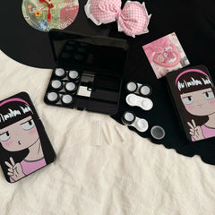 Sassy Girl Coloured Contact Lens Case
