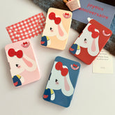 Lop Ear Bow Bunny Coloured Contact Lens Case