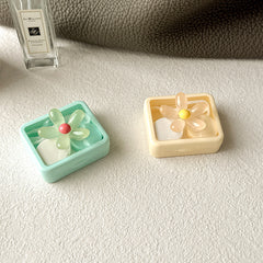 Pastel Blossom Coloured Contact Lens Case