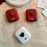 Polka Dot Heart Coloured Contact Lens Case