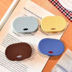 Retro Polka Dot Coloured Contact Lens Case