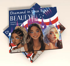 Cosplay Fluorescent Pink Coloured Contact Lenses