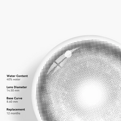 Cosplay KOI Gray Coloured Contact Lenses