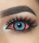 Halloween 22mm Bloodshot Infected Zombie Coloured Contact Lenses