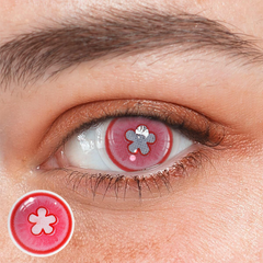 Cosplay Genshin Impact Pink Coloured Contact Lenses