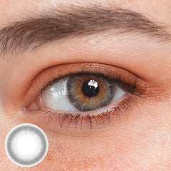 Adriene Grey Prescription Coloured Contact Lenses
