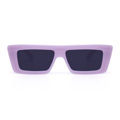 Yolanda Rectangle Purple Sunglasses