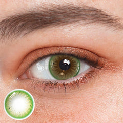 Auriga Green Coloured Contact Lenses