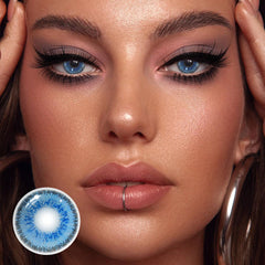 Morena Blue Coloured Contact Lenses