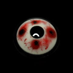 Cosplay Bloodshot Red Coloured Contact Lenses