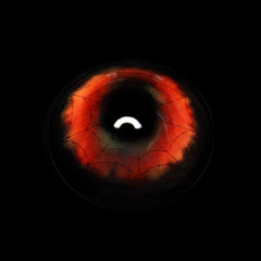 Cosplay Spider Web Red Coloured Contact Lenses