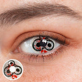 Cosplay Devil Date Eyes Black ColouredContact Lenses