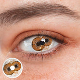 Cosplay Twin Abyss Eyes Brown Coloured Contact Lenses