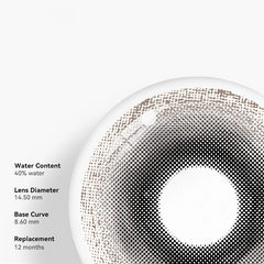 Cosplay Kuro Mime Gray Coloured Contact Lenses