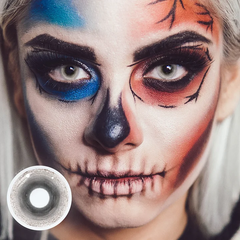 Cosplay Kuro Mime Gray Coloured Contact Lenses