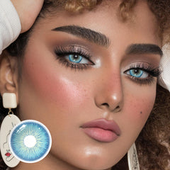 Eris Blue Coloured Contact Lenses