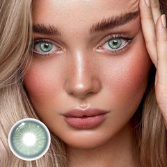 Goldie Green Prescription Coloured Contact Lenses