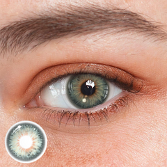 Asherah Green Coloured Contact Lenses