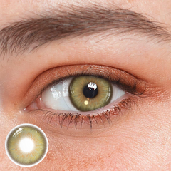 Flavia Green Coloured Contact Lenses