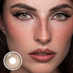 Flavia Brown Coloured Contact Lenses