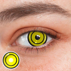 Cosplay Chainsaw Man Makima Yellow Coloured Contact Lenses