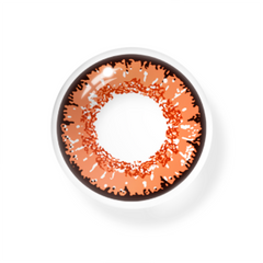 Cosplay Queen Orange Brown Coloured Contact Lenses