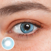 Yara Flowing Blue Coloured Contact Lenses