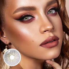 Karla Ash Gray Coloured Contact Lenses