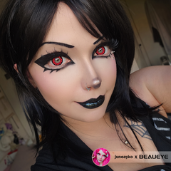 Halloween Miracle Wine-red Prescription Coloured Contact Lenses