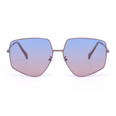 Bella Geometric Blue Sunglasses