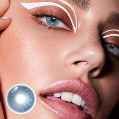 Love Story Oxytocin Blue Prescription Coloured Contact Lenses