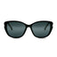 Naomi Oversized Black Sunglasses