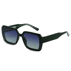 Maite Rectangle Black Sunglasses