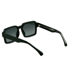 Julianne Rectangle Black Sunglasses