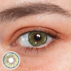 Cyrene Dark Green Coloured Contact Lenses