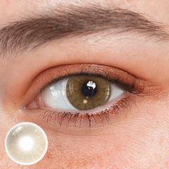Matte Hazel Coloured Contact Lenses