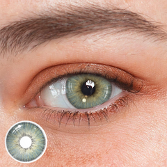 New York Urban Green Coloured Contact Lenses