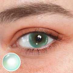 Cosplay Prism Pop Green Coloured Contact Lenses