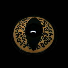 Cosplay Cat Eye Leopard Brown Coloured Contact Lenses