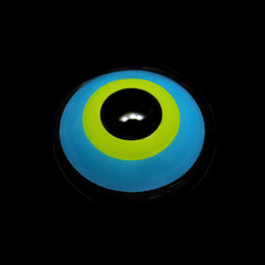 Cosplay Circle Line Blue Yellow Coloured Contact Lenses