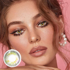 Larimar Yellow Coloured Contact Lenses