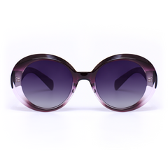Lara Retro Round Purple Sunglasses