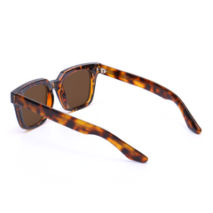 Thelma Retro Square Tortoiseshell Sunglasses